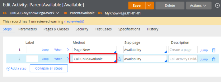 What is rule availability in Pega