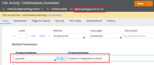 What is rule availability in Pega