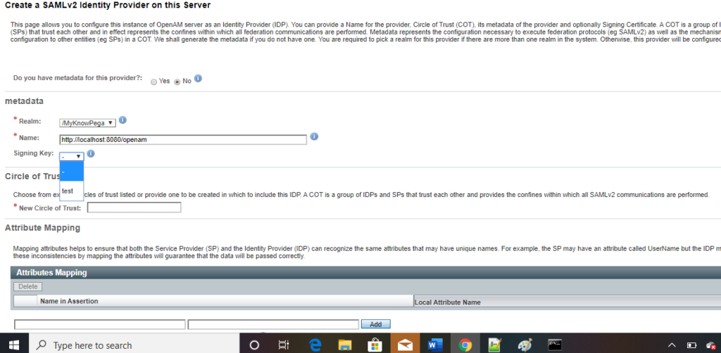 Single Sign On - Part 2 - Configure IdP - MyKnowTech