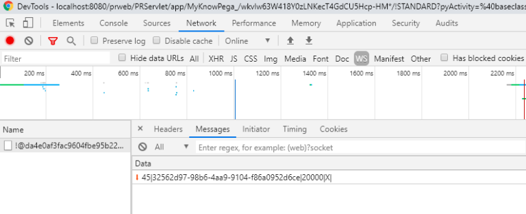 Notifications in Pega - read published messages using JavaScript