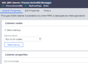 Java Messaging Service 6 - JMS Listener configuration