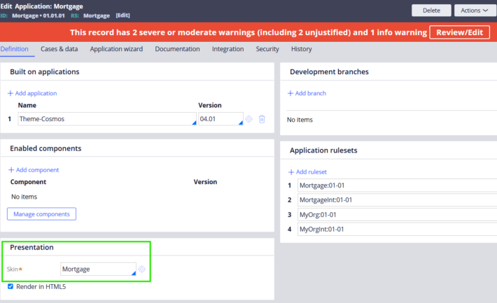 Pega Ui Examples UI Skin - Formats and Mixins in Pega - MyKnowTech